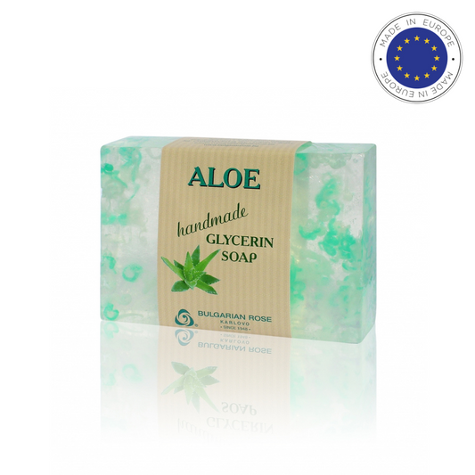 HANDMADE GLYCERINE SOAP ALOE (80g)