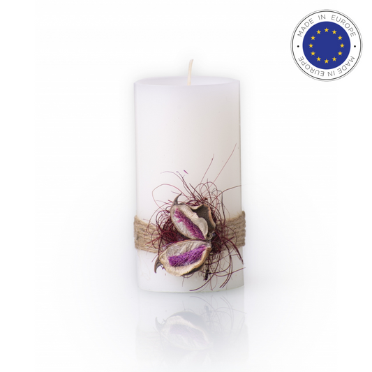 Aromatherapy Vanilla - Coconut Perfumed Candle made in EU